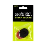 Ernie Ball P04603 Strap blocks 4 pk red/black strap lock (SET)