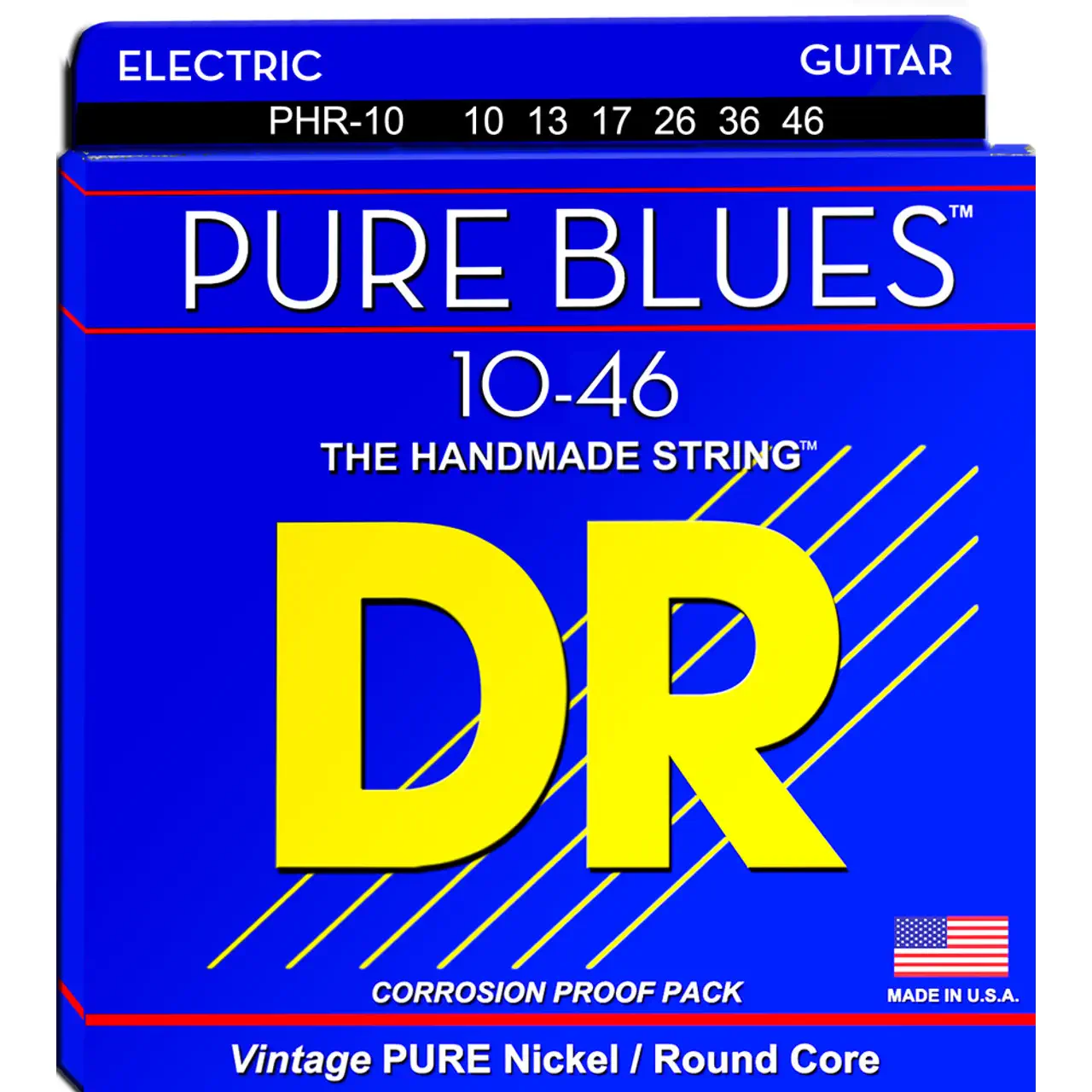 DR-PURE-BLUES™-Medium-10-46-zice-za-elektricnu-gitaru DR STRINGS DR PURE-BLUES 10-46 Žice za električnu gitaru - Image 1