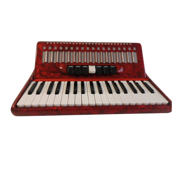 Soprano Harmonika 80 basova 37K (DC-301RD) crvena boja - Image 2