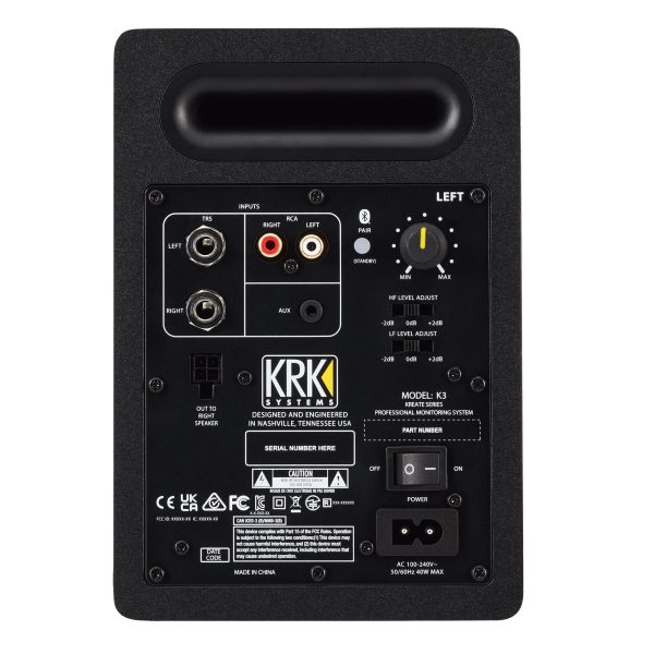 KRK Kreate 3 Studio Monitor (Pair) Studijski monitor (PAR) - Image 3