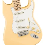 Fender Yngwie Malmsteen Stratocaster USA, Scalloped Maple Fingerb, Vintage White, Električna gitara - Image 3