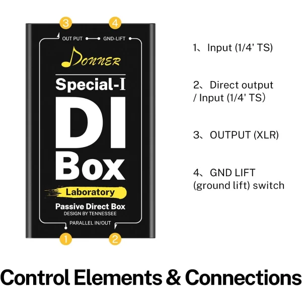 Donner Special-I Passive DI box - Image 2