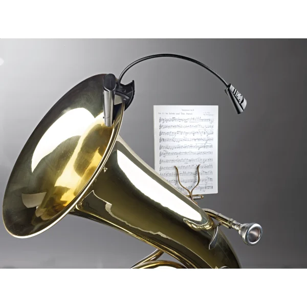 K&M 12241 Music Stand Light LED FlexLight Black - Image 2