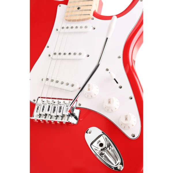 Arrow Tonecaster ST 111 Hot Rooster Maple/White Električna gitara - Image 4