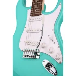 Arrow Tonecaster ST 111 Seafoam Rosewood/White Električna gitara - Image 4