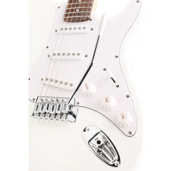 Arrow Tonecaster ST 111 Snow White Rosewood/White Električna gitara - Image 3