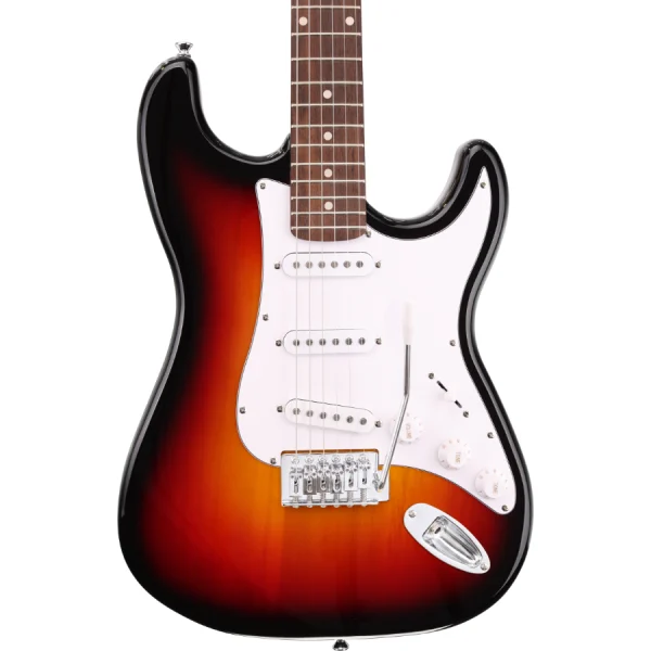 Arrow Tonecaster ST 111 Tobaco Burst Rosewood/White Električna gitara - Image 3
