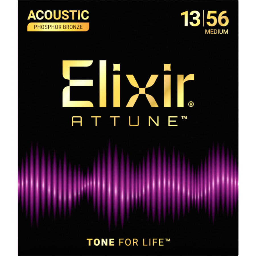 ELIXIR 13-56 Attune Phosphor bronze Žice za akustičnu gitaru (SET) ELIXIR 13-56 Attune Phosphor bronze Žice za akustičnu gitaru (SET) - Image 1