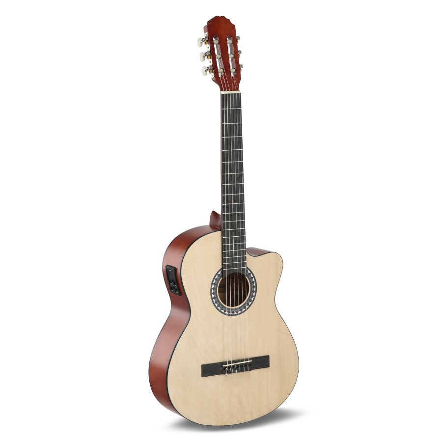 GEWA E-Acoustic classical guitar Basic PS510.197 Natural Klasična ozvučena gitara GEWA E-Acoustic classical guitar Basic PS510.197 Natural Klasična ozvučena gitara - Image 1