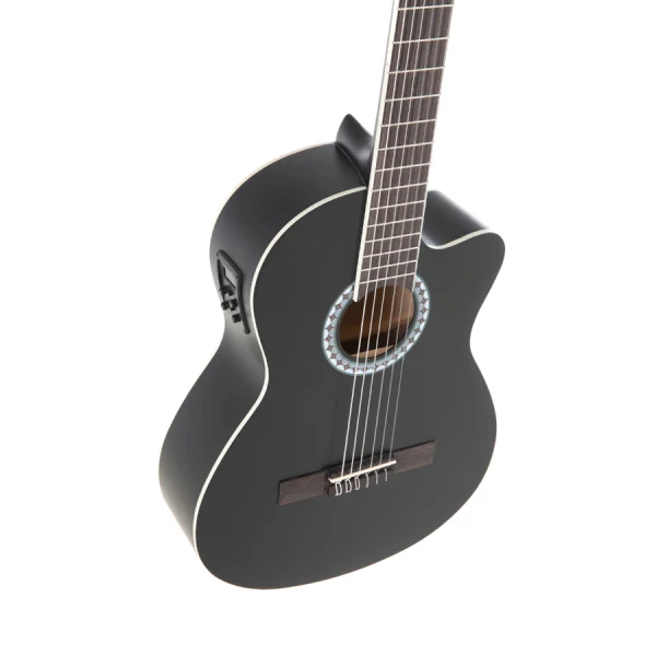GEWA E-Acoustic classical guitar Basic PS510.198 Crna Klasična ozvučena gitara - Image 3