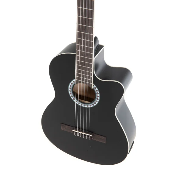 GEWA E-Acoustic classical guitar Basic PS510.198 Crna Klasična ozvučena gitara - Image 4