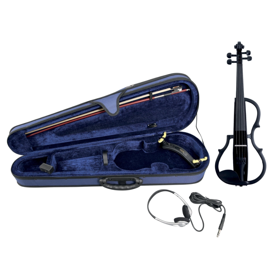 GEWA E-Violin - 44 black GS401.647 Električna violina GEWA E-Violin - 4/4 black GS401.647 Električna violina - Image 1