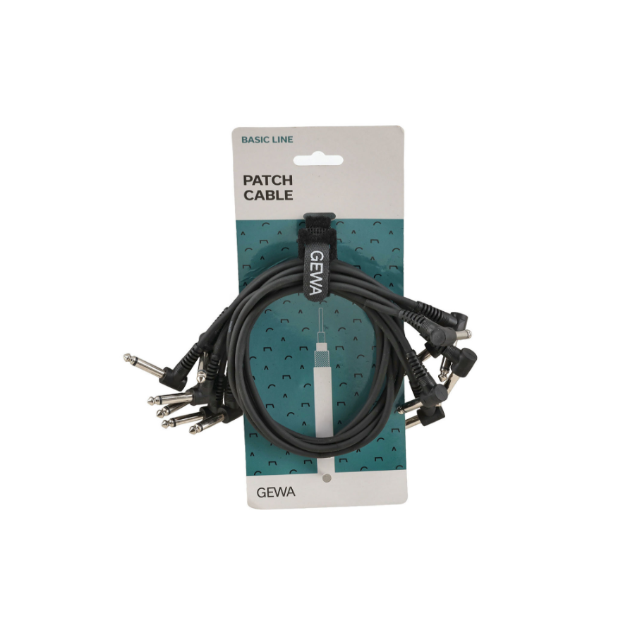 GEWA Patch cable Basic 190.355 0,6m 6 kom Patch kablo GEWA Patch cable Basic 190.355 0,6m Patch kablo - Image 1