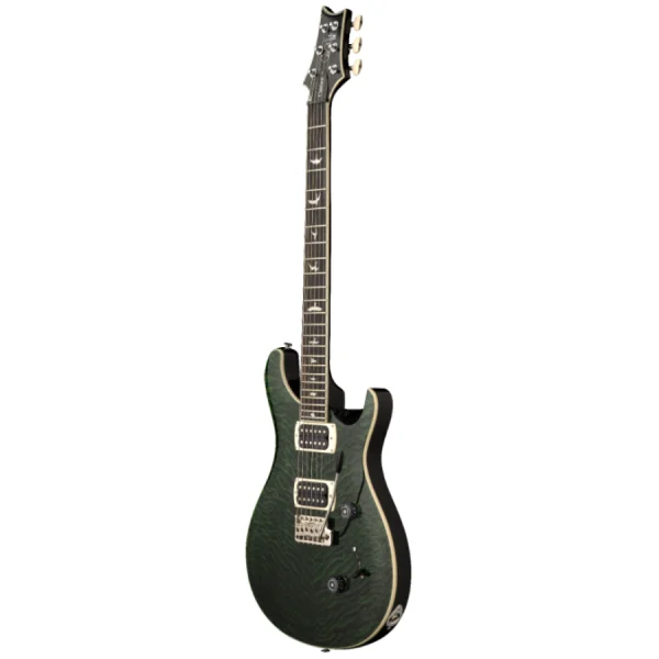PRS SE Custom 24 Quilt Teal Black Električna gitara - Image 3