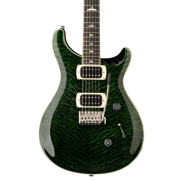 PRS SE Custom 24 Quilt Teal Black Električna gitara - Image 4