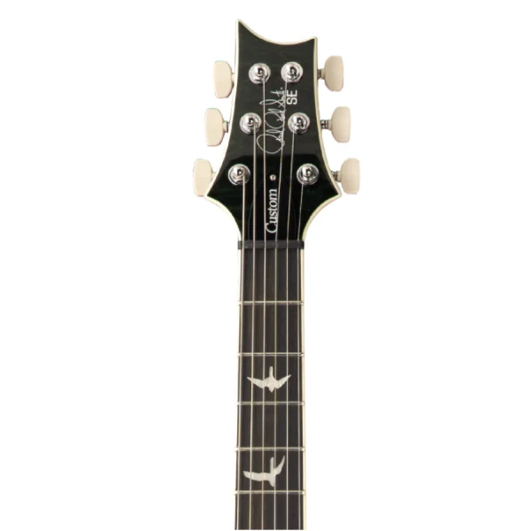 PRS SE Custom 24 Quilt Teal Black Električna gitara - Image 5