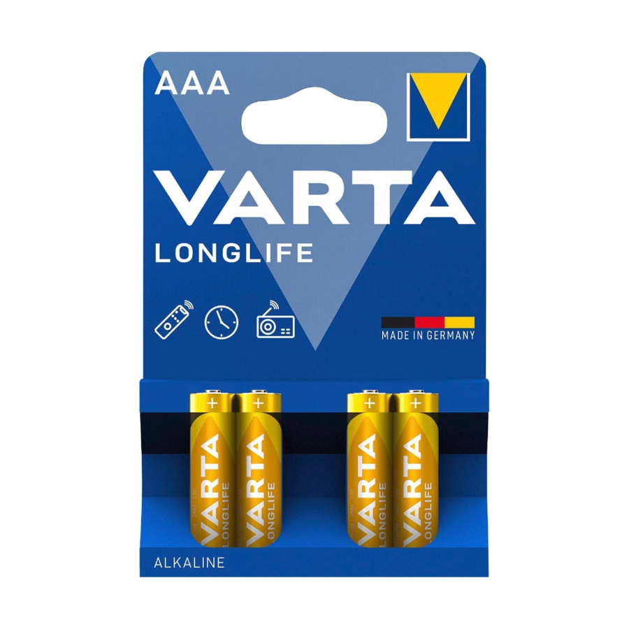 Varta Battery Longlife 965.540 1,5V AAA Baterije Varta Battery Longlife 965.542 1,5V AA Baterije - Image 1