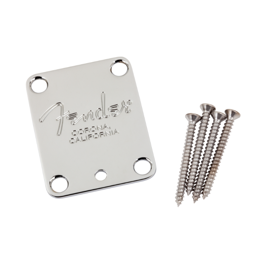 Fender dijelovi NECK PLATE AM. STD. GUITAR, CHROME 0991445100 Fender dijelovi NECK PLATE AM. STD. GUITAR, CHROME 0991445100 - Image 1
