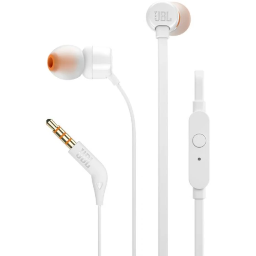 JBL T110 WHITE in-ear Slušalice 2 JBL T110 WHITE in-ear Slušalice - Image 1