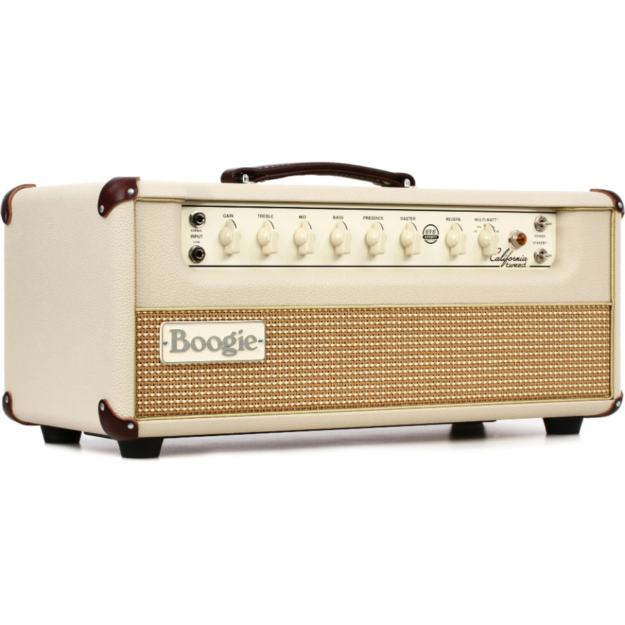 Mesa Boogie California Tweed 6V6 4 40 Head Cream Bronco Cream Tan Grille Mesa Boogie California Tweed 6V6 4:40 Head Cream Bronco/Cream Tan Grille Glava pojačala - Image 1