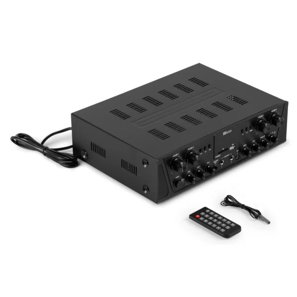 Power Dynamic PV240BT 953.032 4x100W Pojačalo sa FM-BT-MP3-USB playerom - Image 3