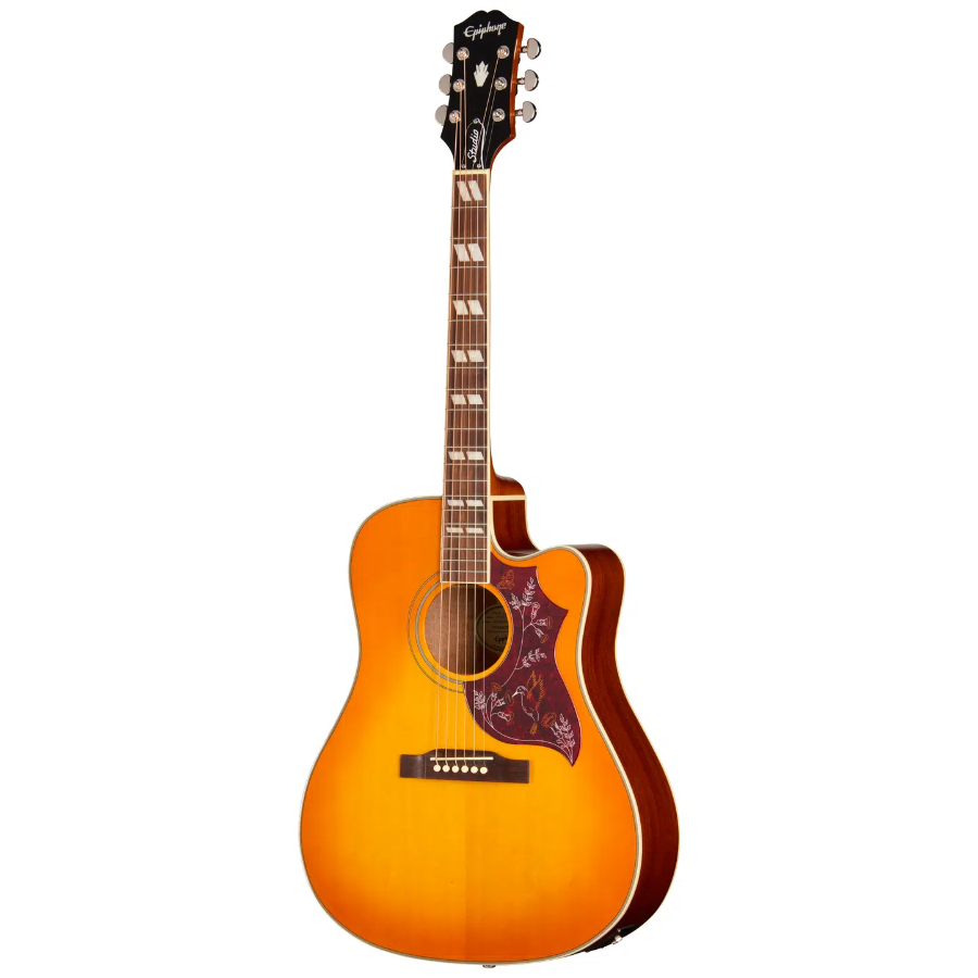Epiphone Hummingbird Studio Heritage Cherry Sunburst Akustična ozvučena gitara sa torbom Epiphone Hummingbird Studio Heritage Cherry Sunburst Akustična ozvučena gitara sa torbom - Image 1