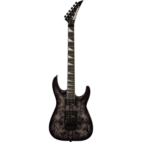 Jackson JS32 Dinky DKAP, Amaranth Fingerb, Transparent Black Električna gitara - Image 3
