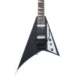 Jackson JS32 Rhoads, Amaranth Finger, Black with white bevels Električna gitara - Image 2