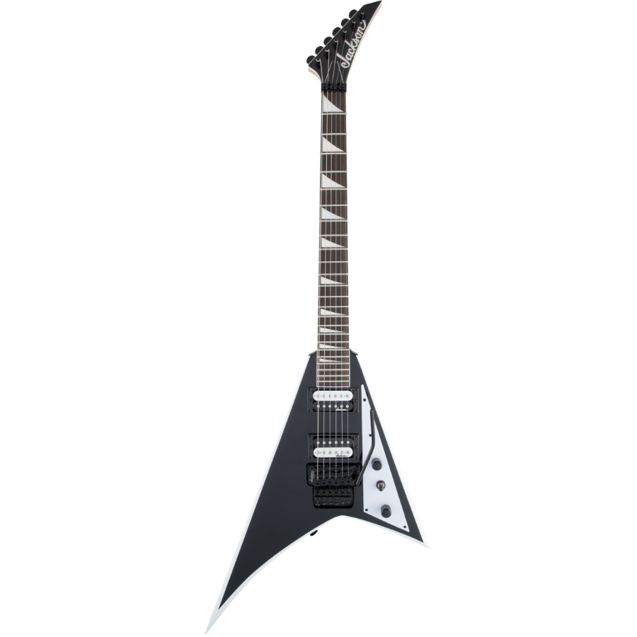 Jackson JS32 Rhoads, Amaranth Finger, Black with white bevels Električna gitara Jackson JS32 Rhoads, Amaranth Finger, Black with white bevels Električna gitara - Image 1