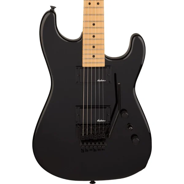 Jackson Pro origins 1985 San Dimas SD1 HH FR, Maple fing, gloss black Električna gitara - Image 2